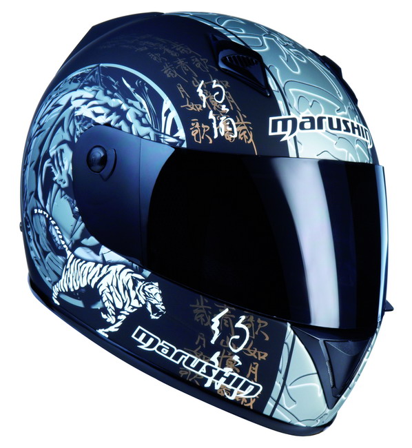 Marushin FIGHTER Helm 778 TIGER 2 + Gratis Visier GRL